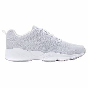 NEW PROPET women's stability fly sneaker in white/silver